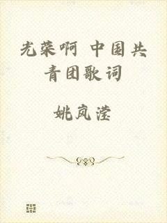 光荣啊 中国共青团歌词